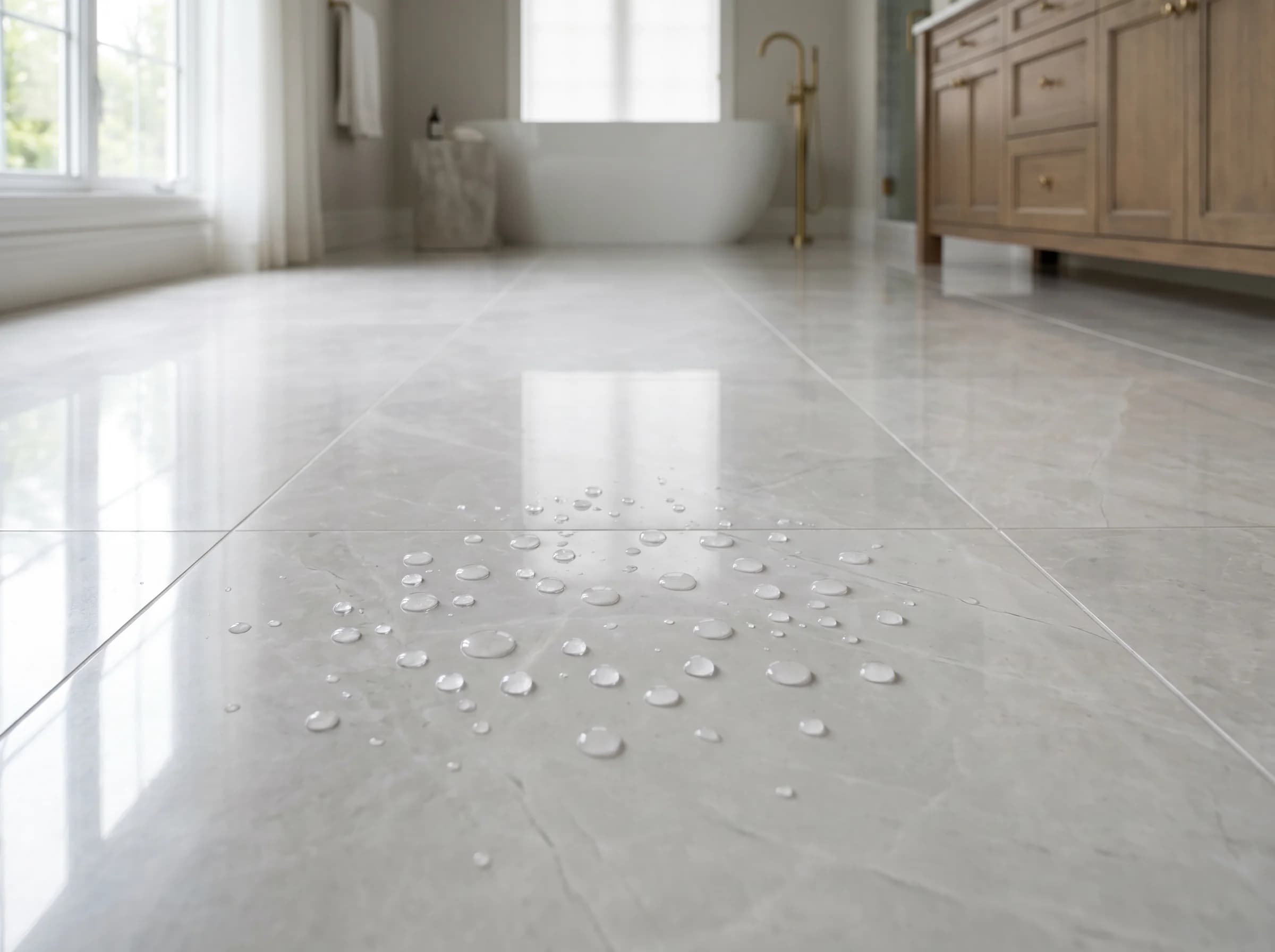 Tegel coating Huizen, premium badkamertegels na nano coating behandeling door PureLayer, stralend schoon resultaat.